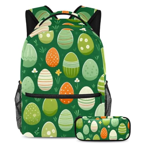 Sac à dos pour garçons filles adolescents avec trousse école multicolore