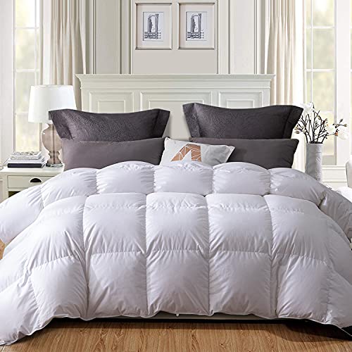 Globon Down Comforter King ,Clean Plus Siberian Down Duvet Insert, 60OZ, 700 Fill Power, 100% Cotton Shell with Corner Tabs, Heavy Weight for Winter Globon Down Comforter King ,Clean Plus Siberian Down Duvet Insert, 60OZ, 700 Fill Power, 100% Cotton Shell with Corner Tabs, Heavy Weight for Winter
