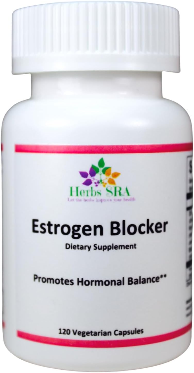 Estrogen Blocker Supplement with DIM, Resveratrol & Black Pepper Extract โ Supports Hormonal Balance and Cellular Health โ 120 Vegetarian Capsules
