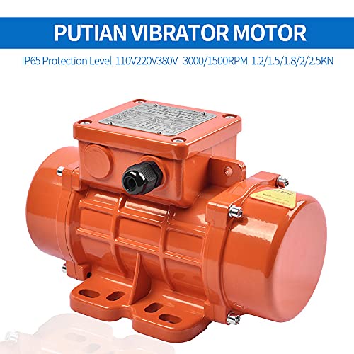 Davitu AC Motor - AC Vibrator Concrete for Industrial Machinery Vibration Source mve60/3 100/3 2P 3000rpm - (Speed: MVE60-3 3PH380V)