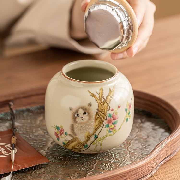 Recipiente para té con sellado hermético protector de aromas y frutos secos 6