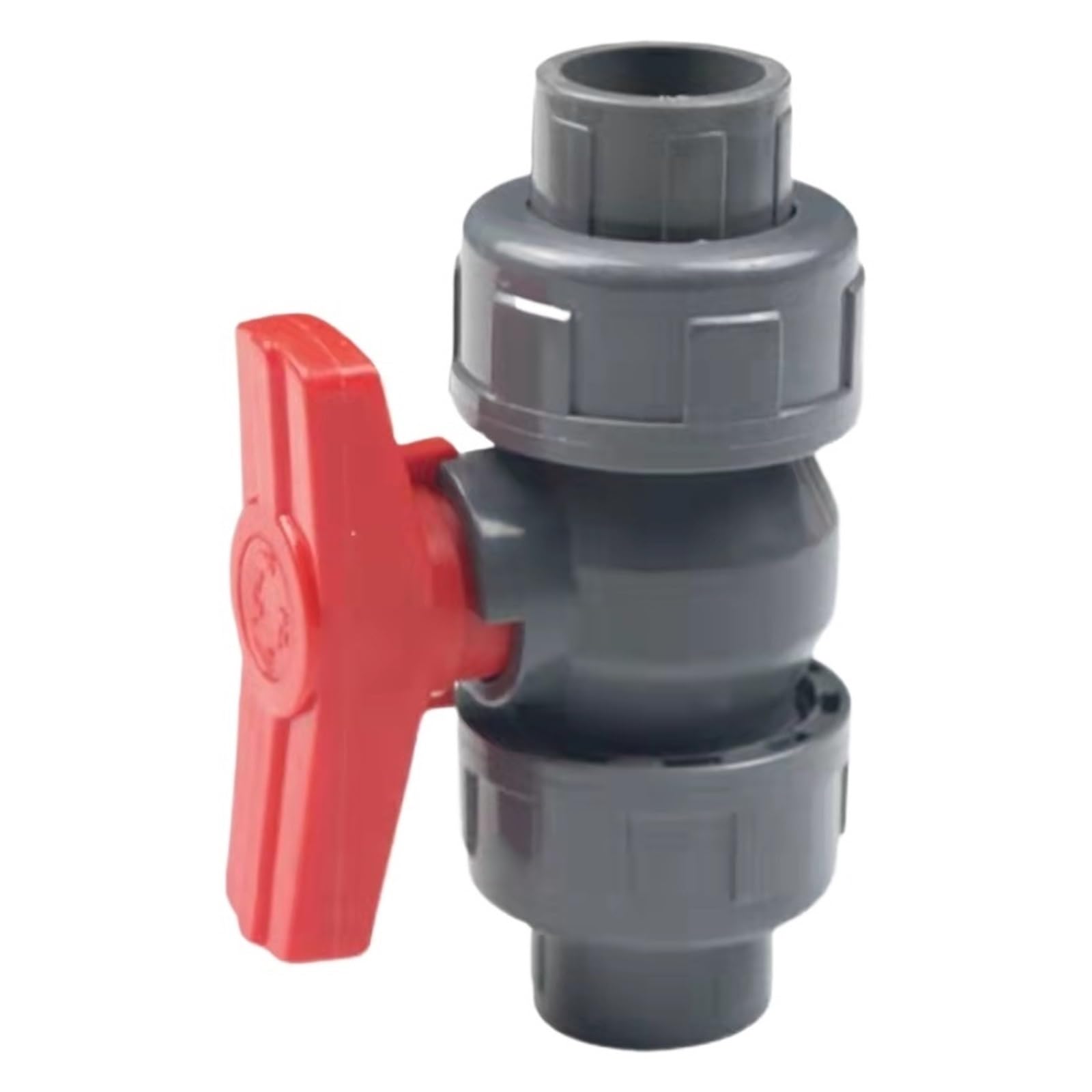 1 válvula de bola viva doble Pvc DN20, 25, 32, 40, 50, 63, 75, 90, 110 accesorios for tuberías agua(90mm)