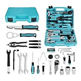 DuraTech 40PC Bike Repair Kit, Bicycle Tool Kit with Carry Case, Bike Accessories for Repairing Tyres, Brakes, Chains, Pedal, Mountain Bike & Road Bike Maintenance, Great Gift for Men, Bike Enthusiast