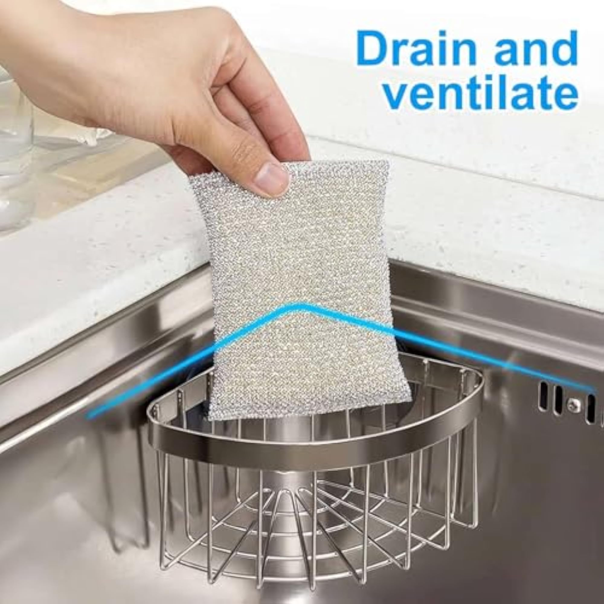 Stainless Steel Kitchen Sink Organizer