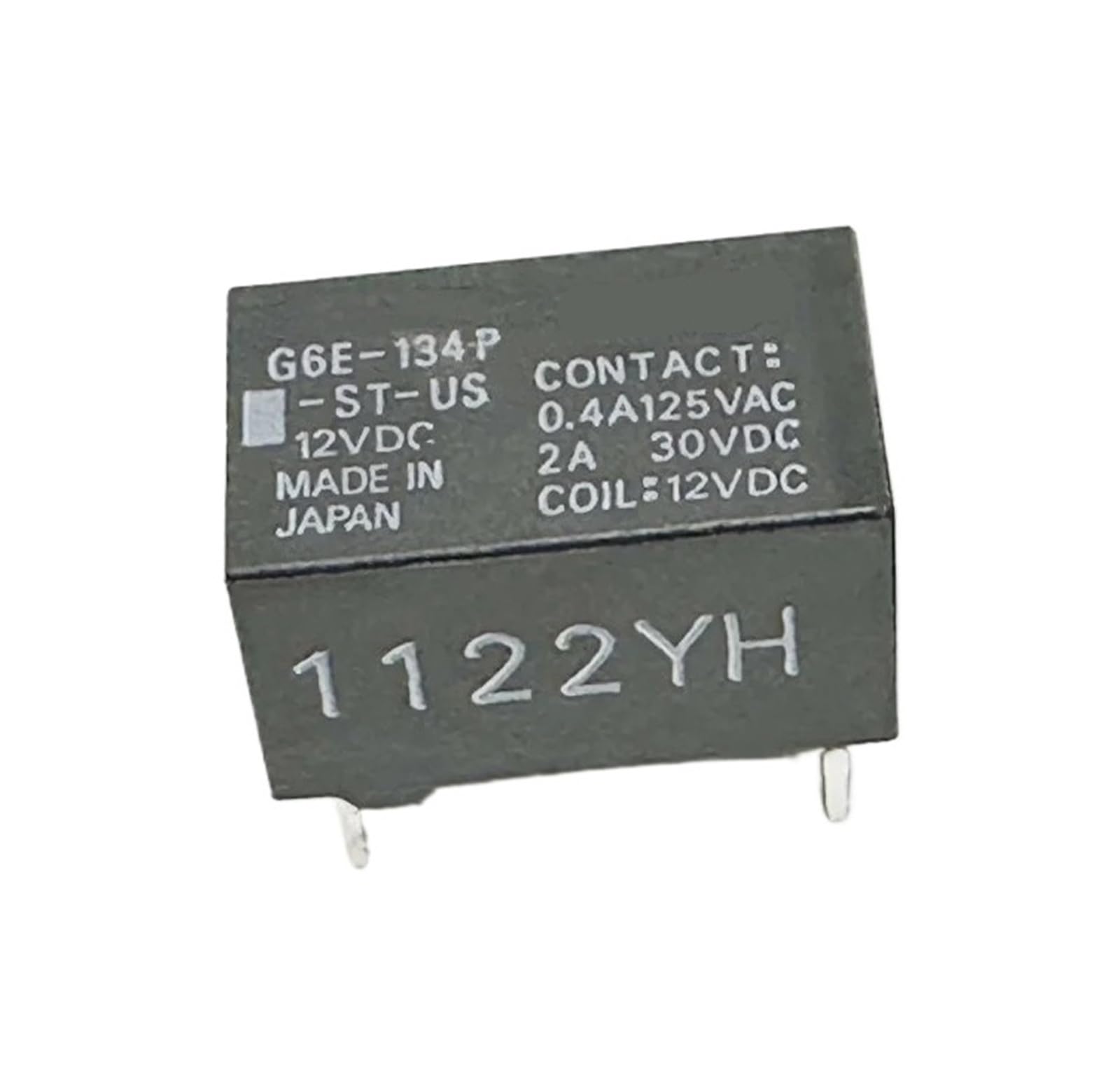 Relé de 5 pines con alta capacidad de conmutación 12V 3