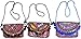 Exotic India Lot of Three Embroidered Clutch Bags from Kutch with - Multicolored