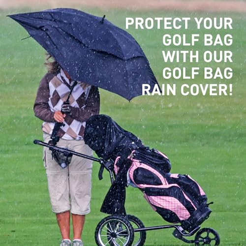 Bolsa de golf impermeable con capucha de lluvia XJBTBA para proteger tus palos 6