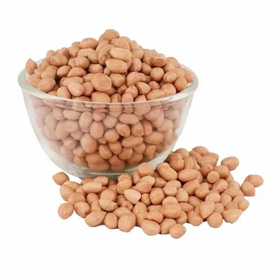 Naturalee Peanuts, Raw Whole Spanish Redskin 2 lbs - Raw, Unsalted - Heart Health, High Protein, Vegan, Natural (Pack of 2)