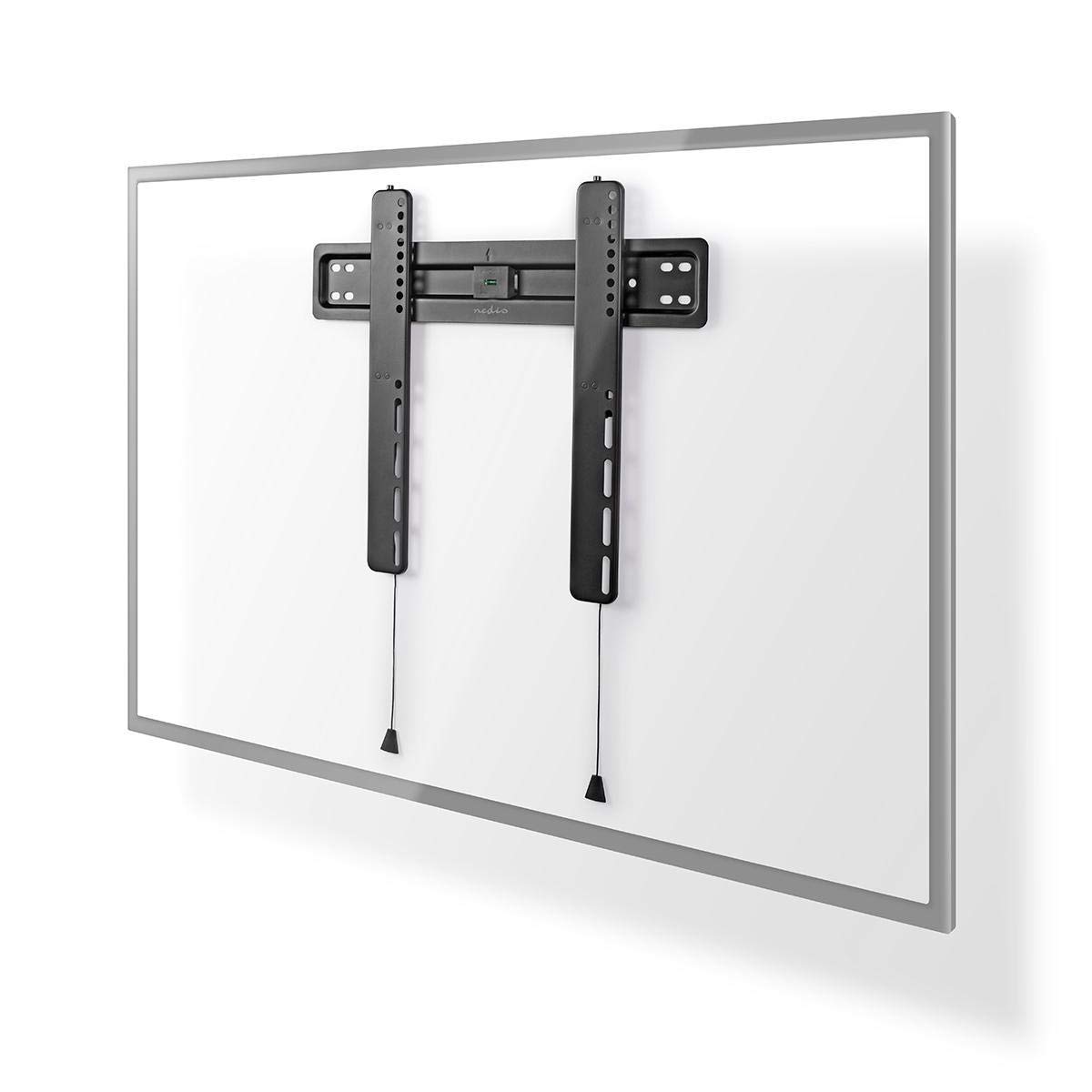 Nedis Ultra Flat Fixed TV Wall Easy Mount Wall Bracket for TV 32-55" Max 35kg Slim 18mm Wall Distance