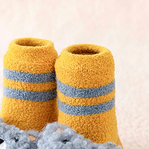 Toddlers Boys Shoes Autumn and Winter Comfortable Baby Toddler Shoes Cute Rabbit Bear Cartoon Children Cotton Warm Breathable Soft Non Slip Floor Toddler High Tops4