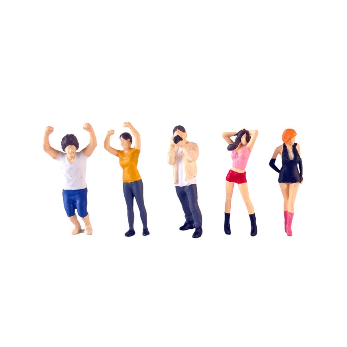 Amazon | MOMOAO 1/64 人形 人物 人間フィギュア 5種類セット 塗装人