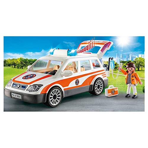 PLAYMOBIL City Life 70050 Notarzt-PKW mit Licht und Sound, Ab 4 Jahren – Ansicht 3