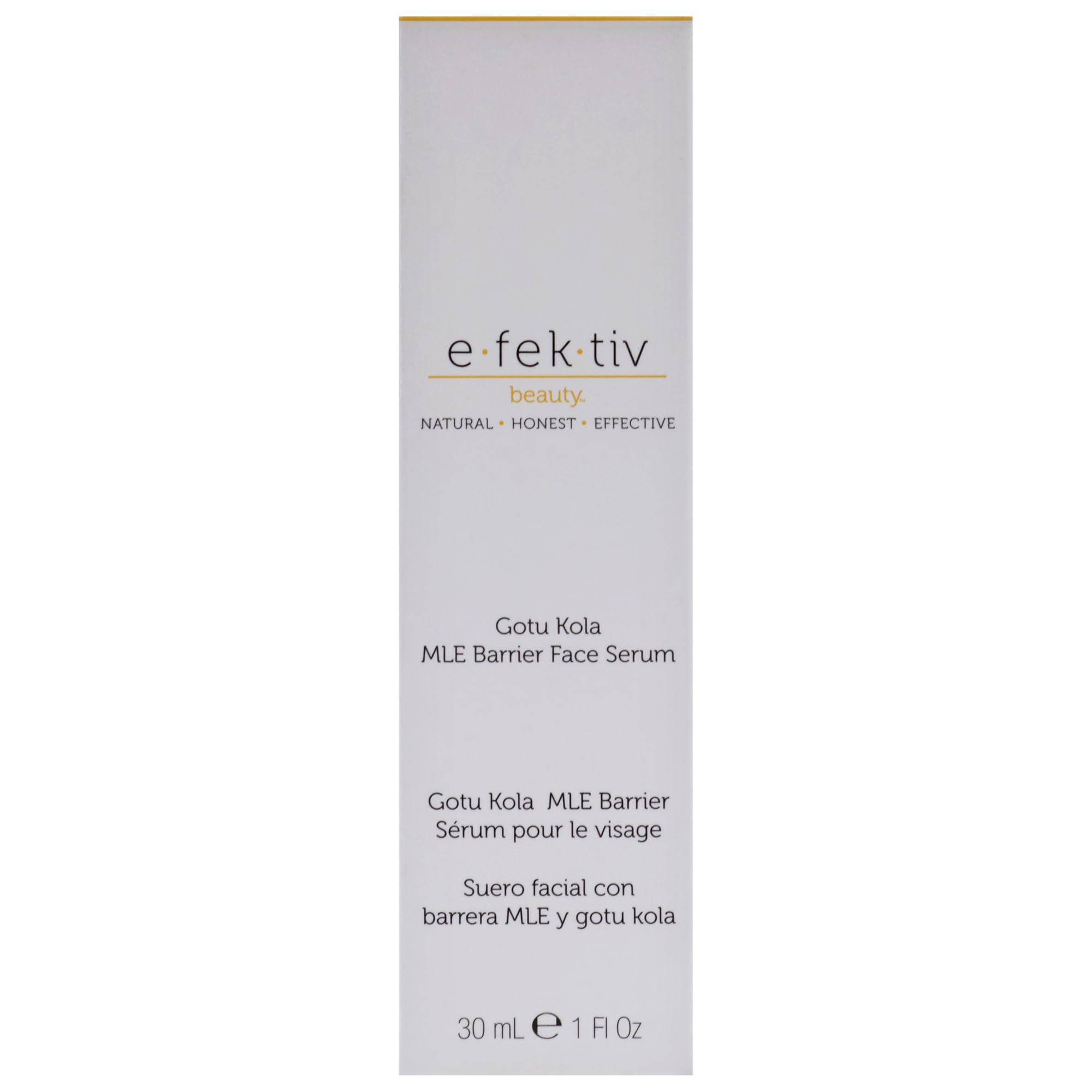 e.fek.tiv Beauty Gotu Kola MLE Barrier Serum - Głębokie nawilżanie i nawilżanie- Skincare- siarczan- wolny- Unisex- 1 fl oz