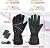 LRaLChL Heated Gloves, 5V 5000mAh Rechargeable Heated Gloves for Men Women, Waterproof & Upgrade Non-Slip Electric Heating Glove for Motorcycling, Hunting, Skiing, Outdoor Work(L)