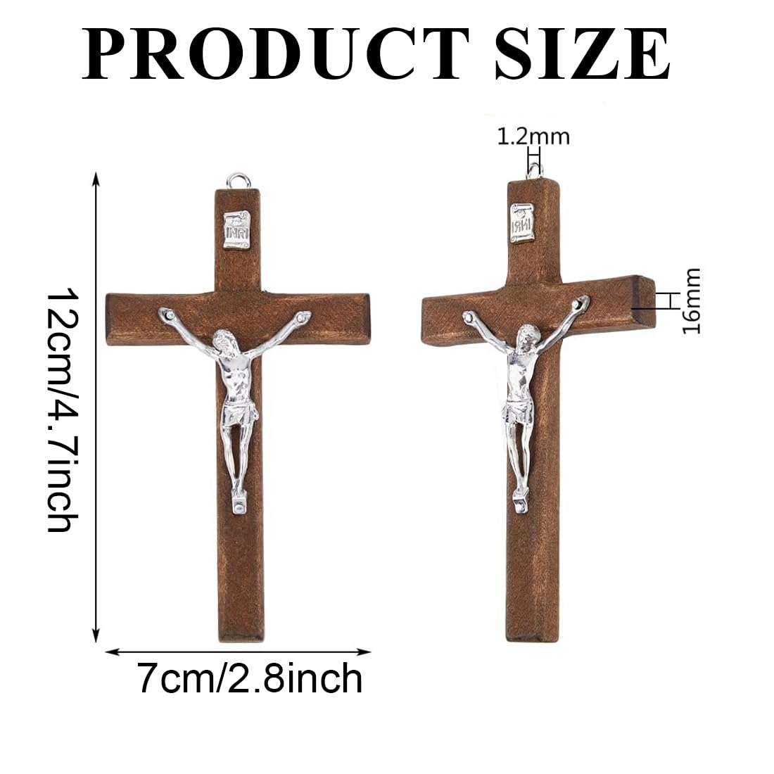 Dubbele engel kruis hanger - Christelijke Sieraden ™ | Nr. 1 winkel in Nederland