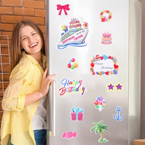 21 imanes decorativos de crucero para cumpleaños miniatura 2