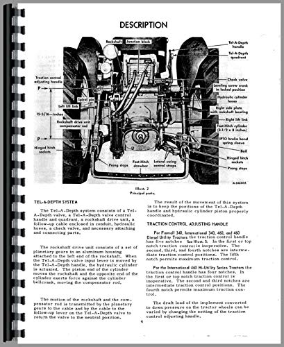 Farmall 340 Tractor 2 Point Hitch Operators Manual (Farmall)