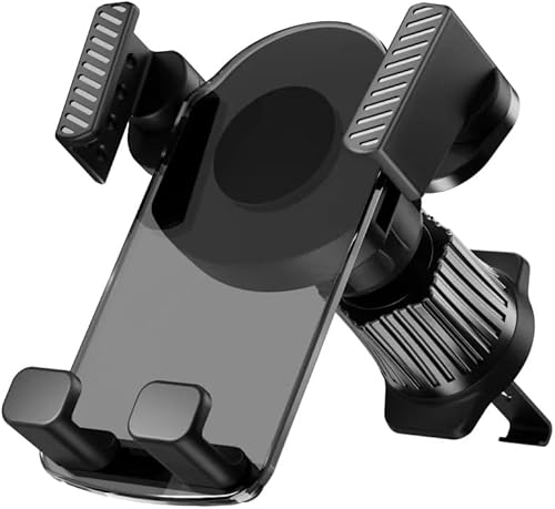 Soporte para teléfono celular de auto con abrazadera automática compatible con fundas gruesas Soporte de teléfono para automóvil con diseño