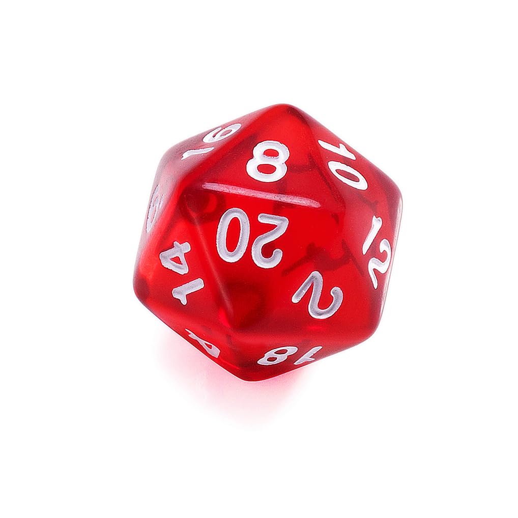 Yiotfandoll Lot de 10 dés polyédriques D20 en acrylique à 20 faces pour jeux de table RPG, MTG, DND, 20 mm (rouge bleu Yiotfandoll Lot de 10 dés polyédriques D20 en acrylique à 20 faces pour jeux de table RPG, MTG, DND, 20 mm (rouge bleu
