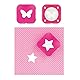 Anita y su mundo 37110103 - Stanzer Scrapbooking Magnet Stern 38 mm Farbe: Rosa Basic Scrapbooking Linie