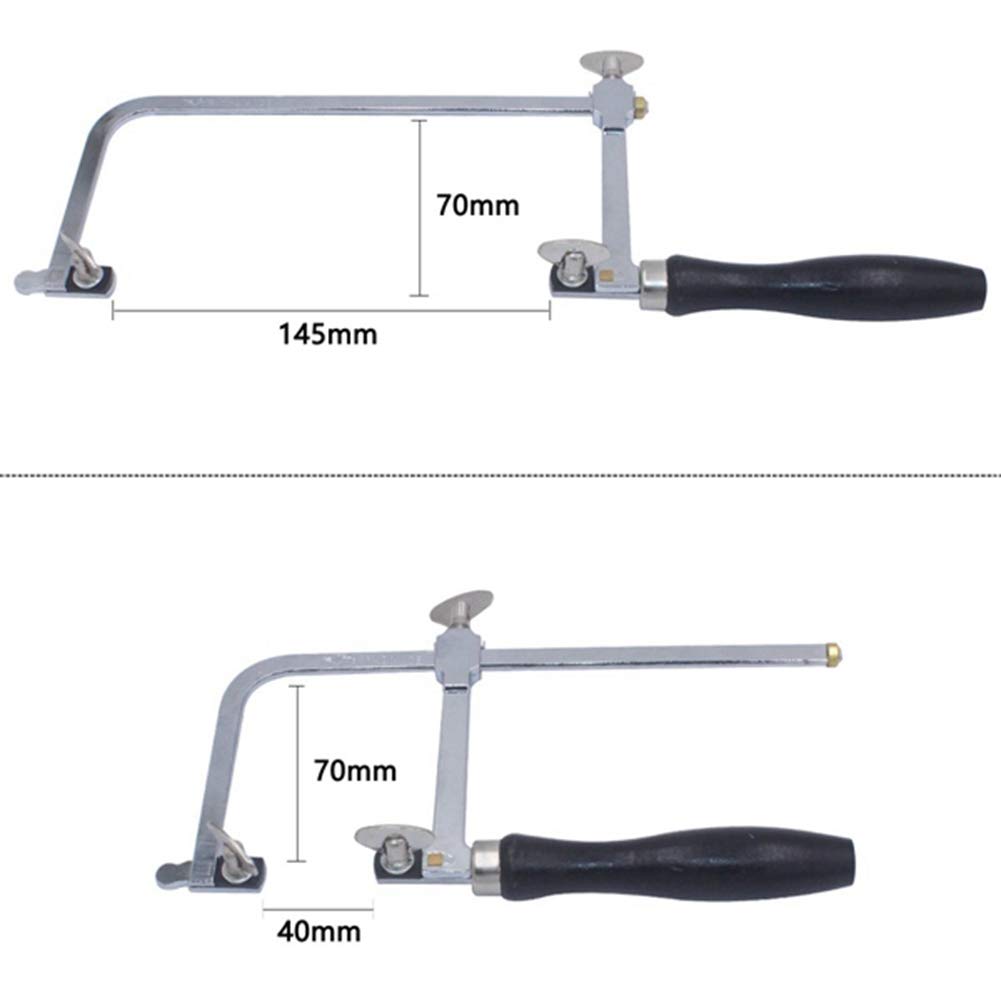 1 Ensemble Professionnel Bijoutier Scie Ensemble Outils Scie Cadre 144 Lames en Bois Pince Bois MéTal Toos
