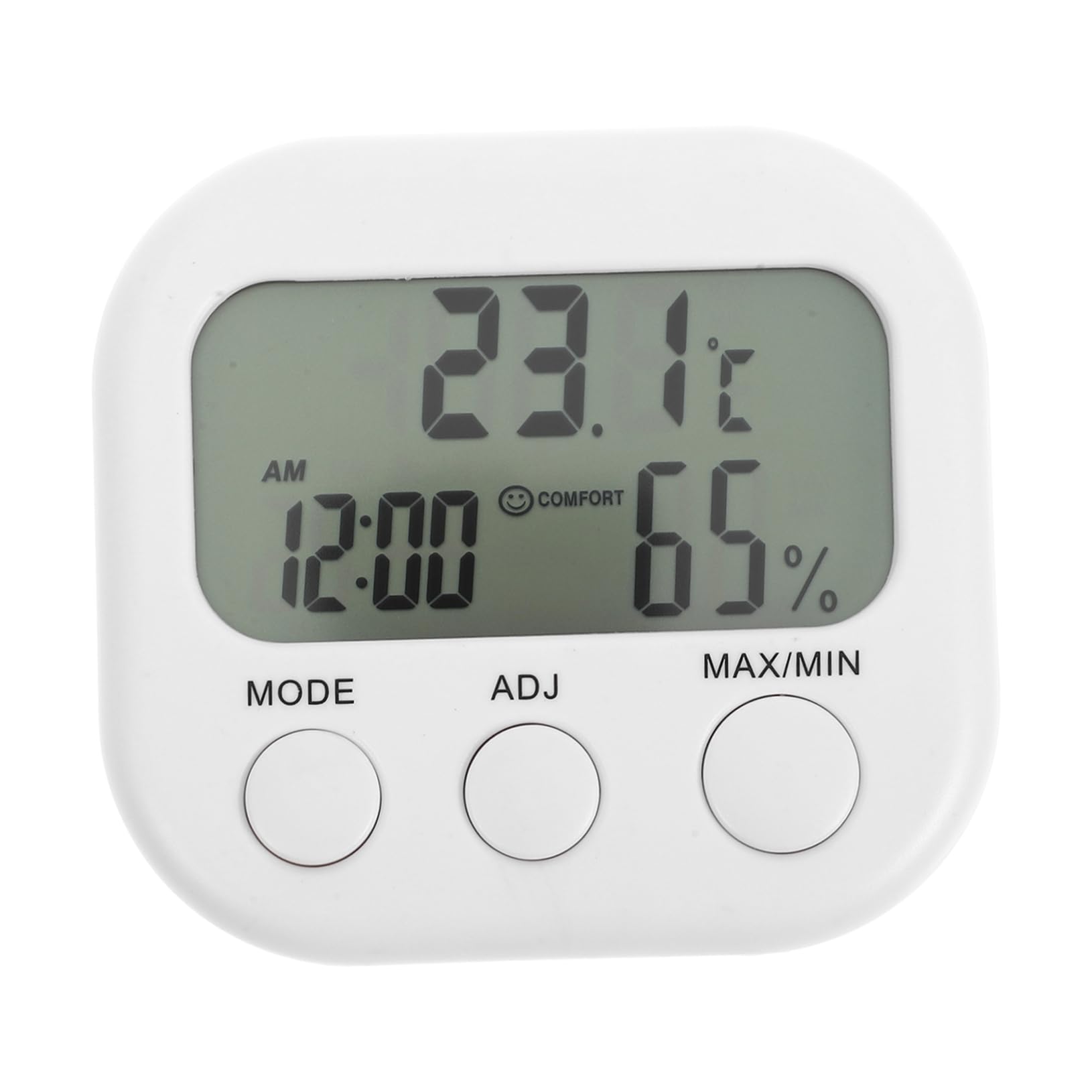 BESPORTBLE Reptile Thermometer Indoor Thermohygrometer Large Screen Digital Display for Home Restaurant Hotel