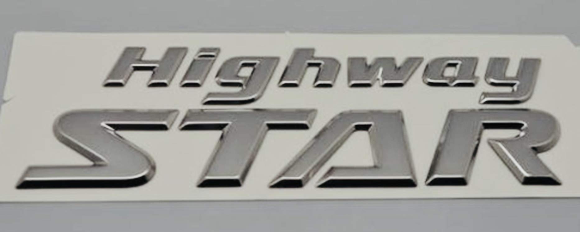 [Nissan Car Emblem with Masking Tape] Highway Star (NISSAN Genuine Nissan, Elgrand, and Other Models Compatible)