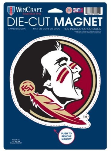 WinCraft NCAA Official Florida State University Seminoles 6x9 Die-Cut Magnet