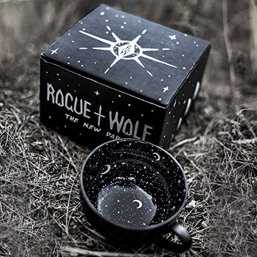Rogue + Wolf Midnight Coffee Large Witch Mug In Gift Box Halloween Decor Spooky Gifts Ghost Cool Coffee Mugs For Women Goth Witchy Novelty Porcelain Tea Creepy Cup Gothic Witchcraft - 17.6Oz 500Ml #TOP2