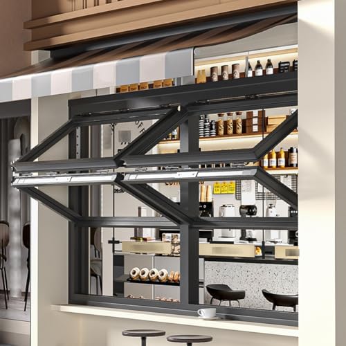 Ventanas de vidrio templado para food trucks y cobertizos de jardín 2