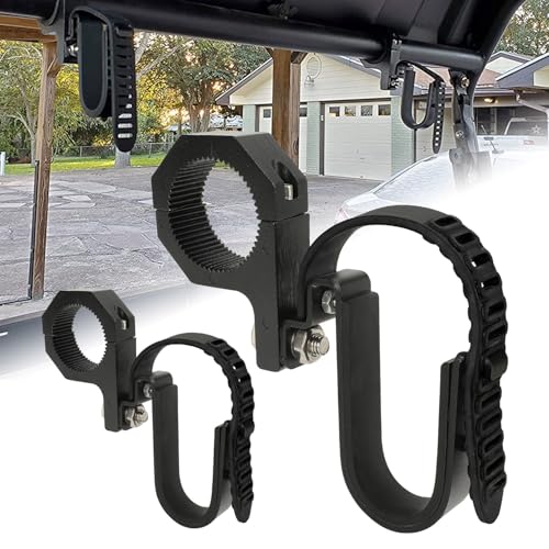 SUNPIE Hunting Tool Rack for UTV Universal Crossbar Holder Mount Compatible with Polaris Canam Pioneer/Talon Kawasaki Arctic Cat CFMOTO/Golf Cart/ATV Truck All Model, Fits 1.75’’- 2’’ Roll Bars - SUNPIE