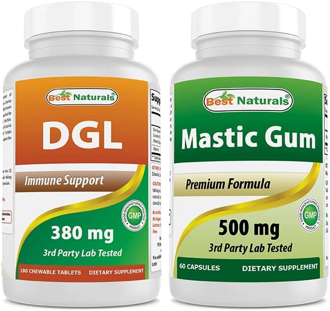 Best Naturals DGL Masticable 380 mg & Masilla 500 mg