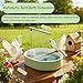 ROOJUNE Bird Bath, Automatic Parrot Shower Bath, Birds Shower Bathtub with Running Water, Birdcage, Medium Birds Parakeet Budgies Cockatiels Conures Finches, Lovebird