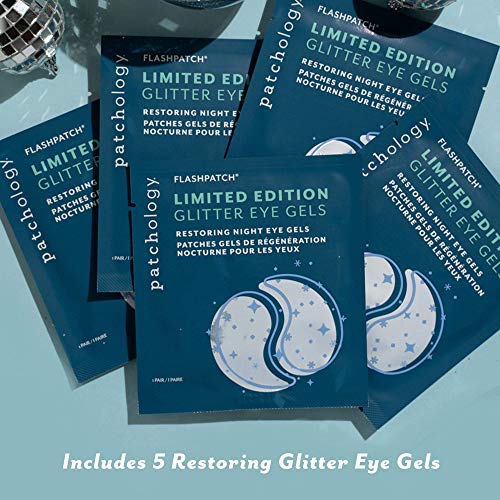 image for Patchology Restoring Night Glitter Eye Gels - Under Eye Patches For Da