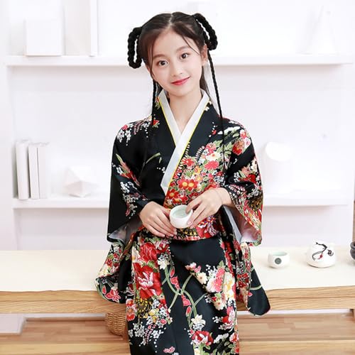 Disfraz Kimono Geisha Anime para Niñas Halloween miniatura 6