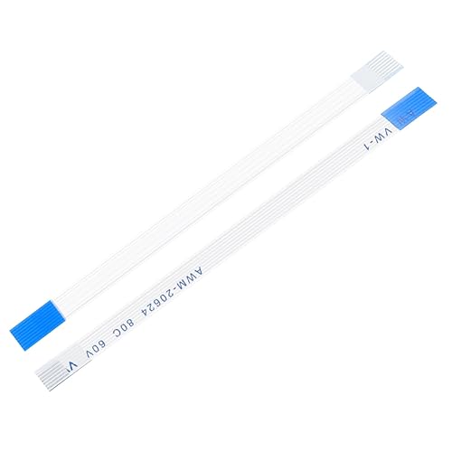 Vista 10 de uxcell Cable plano flexible FFC, 5 clavijas de 0.020 in de paso de 1.181 in FPC FFC cable de cinta flexible para TV LCD, audio de coche, reproductor