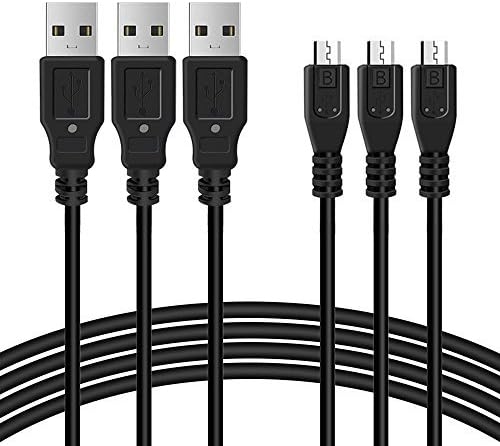 iXCC [3 Packs] 10 Feet Long Micro USB to USB 2.0 Cable, Super Durable A Male to Micro B Charge and Sync Cord for Android/Windows/MP3/Camera and Other Device