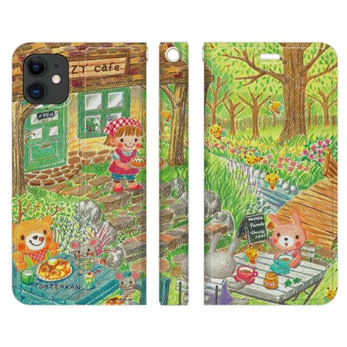 �u���C���Y iPhone 13 Pro Max �Ή� �x���g�Ȃ� �蒠�^ �P�[�X �J�o�[ COZY CAFE 02 TONTENKAN