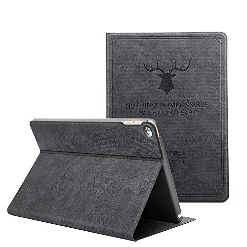 SmartDevil Funda Compatible iPad Air 2, Contraportada Dura, Carcasa con Auto-Sueño/Estela, Negro
