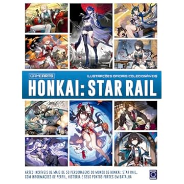 Capa do livro GameArts - Honkai: Star Rail - Ilustrações Oficiais Colecionáveis