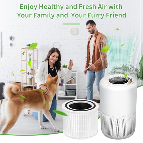 Image of Core 200S Replacement Filter Fit for Levoit Air Purifier, Core 200S-RF 3-Stage Activated Carbon True H13 HEPA Replacement Filter Compatible with LEVOIT Core 200 Air Purifier, 1 Pack