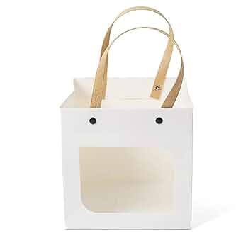 Amazon | クラフト紙袋 ギフトバッグ ラッピング袋 手提げ袋 10