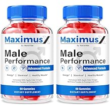 2 Pack Maximus X Gummies Official MaximusX ME Chewable Gummy with Natural Ingredients | Premium Performance, Steady Energy & Stamina Support, Tasty Nutrition Formula, 60 Day Supply 120 Gummies