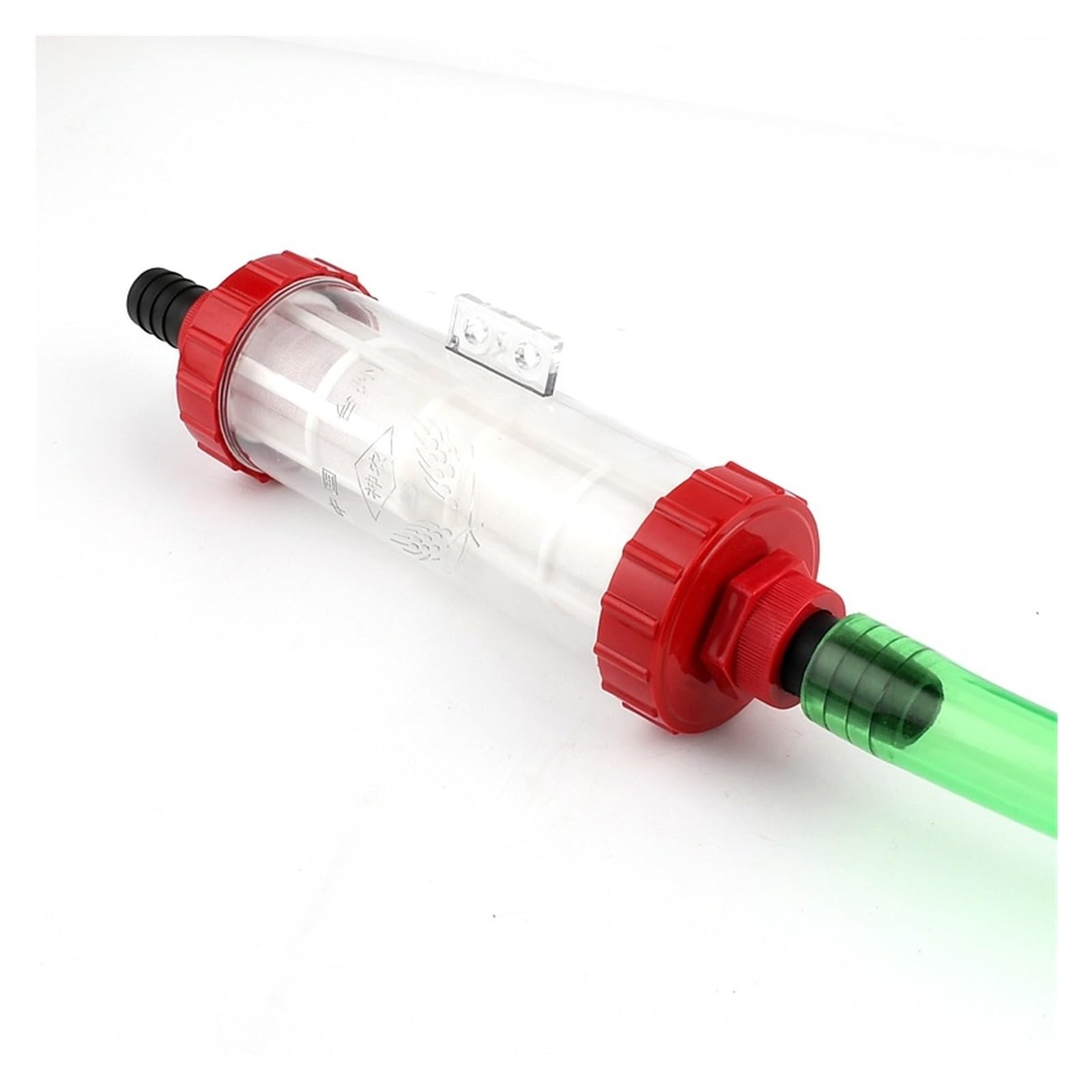 Filtro de manguera Pagoda de 1~8 Uds., 18/22mm, accesorios de riego agrícola, tubería de Tanque De Agua de Peces transparente for acuario(Red,1 PC)