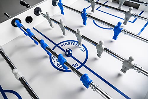 Garlando Kickertisch MasterCup Foldy,klappbarer Fußballtisch,professionelle Spielstangen (PR), robuster und Stabiler 70kg Profi-Tischfußball,Jugendliche und Erwachsene,Turnier-Tischkicker,vormontiert – Bild 7