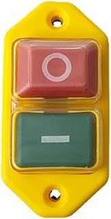 Interruptor electromagnético de YCZ3-A, 4/5 pines, 110/220V, encendido y apagado, botón de reinicio momentáneo, rojo, verde, puede reemplazar KJD17, 1 Uds. (Color : 220V, Size : 5 Pins)