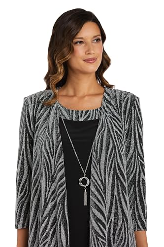 R&M Richards Women's Sparkling Duo Dress Set2