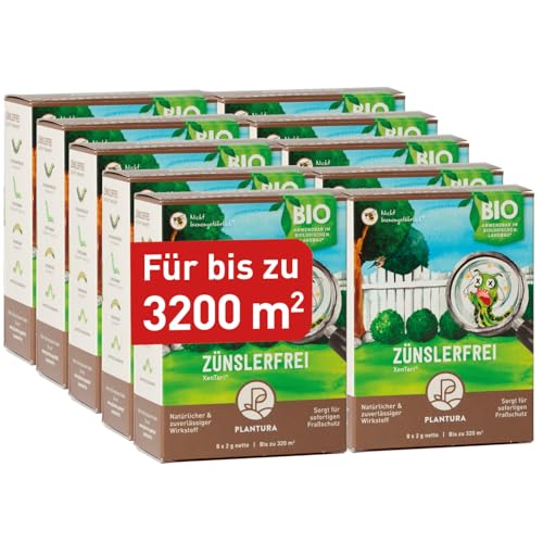 Preisvergleich Produktbild Plantura Zünslerfrei XenTari® Raupenfrei Mittel gegen Buchsbaumzünsler, hochwirksames & biologisches Spritzmittel, 160 g für 3200 m²