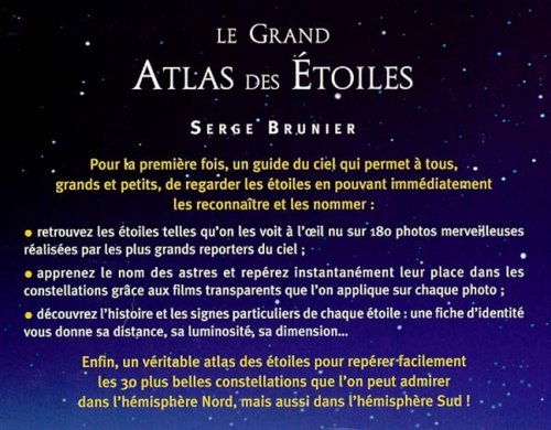 Le grand atlas des étoiles