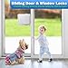 Sliding Door Lock, 2 Pack Child Safety Sliding Glass Door Lock for Sliding Glass Doors, Sliding Windows, Sliding Closet, etc. Easy to Installation Provides More Security for Your Baby and Pets